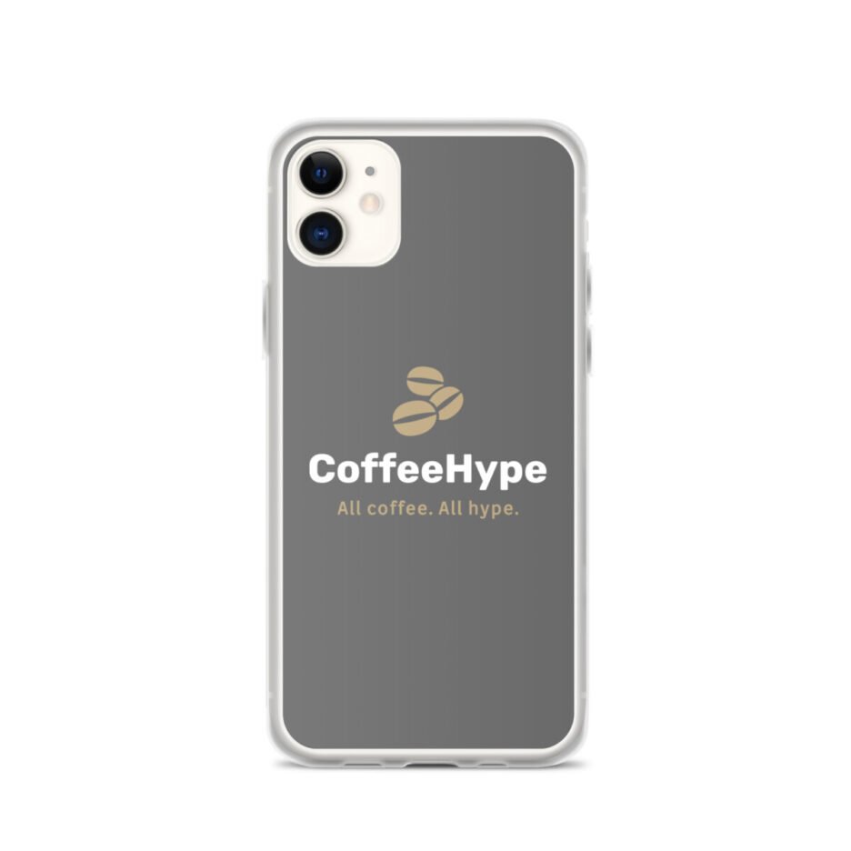 CoffeeHype Logo iPhone Case (Grey)
