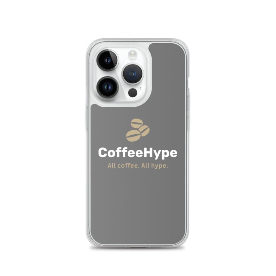 CoffeeHype Logo iPhone Case (Grey)
