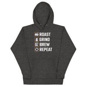 Roast Grind Brew Repeat Hoodie
