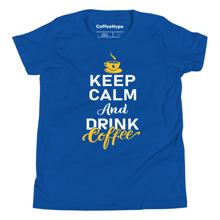 Keep Calm And Drink Coffee Kids T-Shirt